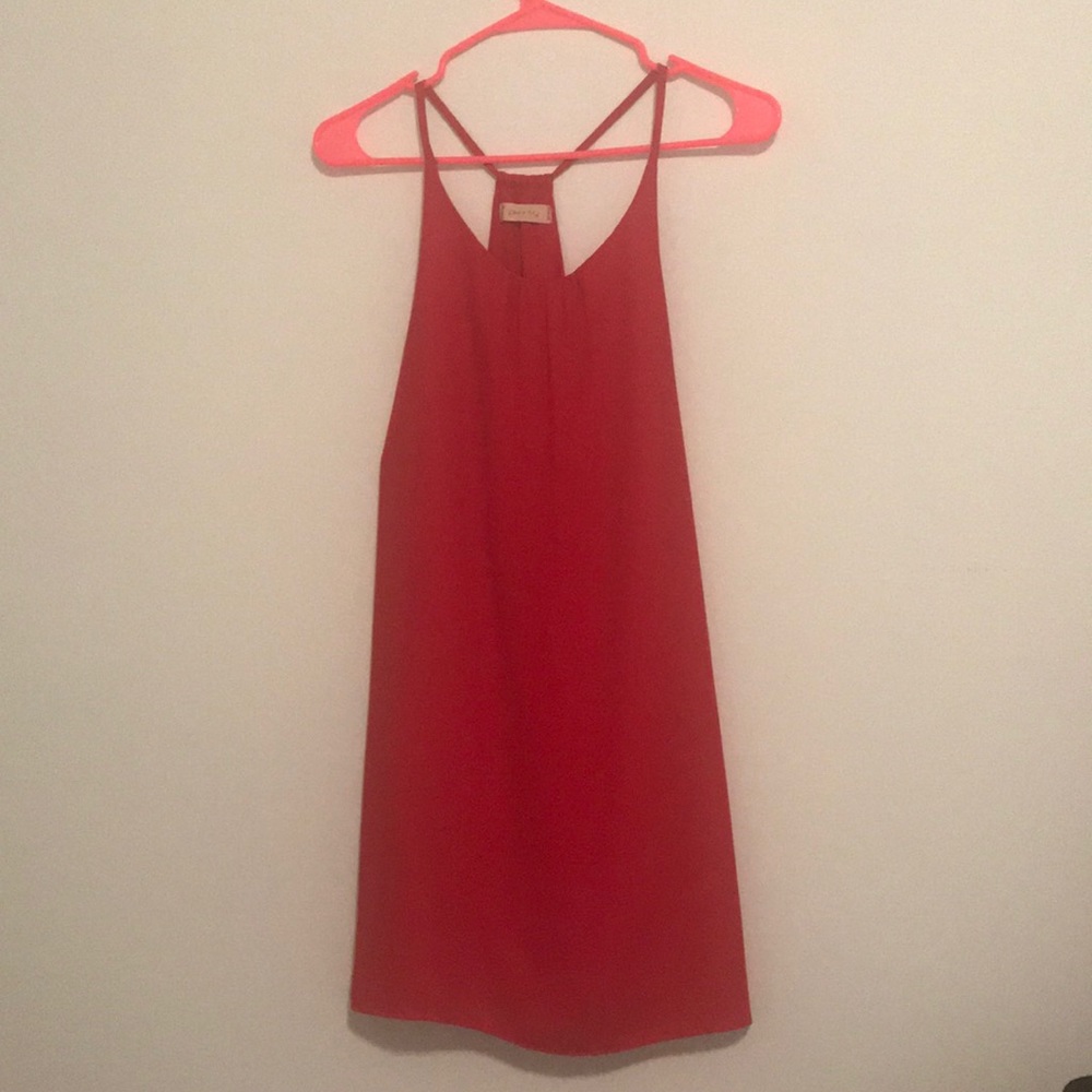 Red Dress with Back Detail